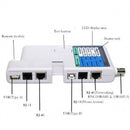 Cat5 Cat6 Multifunctional Network Cable Tester- White