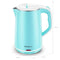 Chigo Double Layer Stainless Electric Kettle - Blue