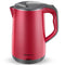 Chigo Double Layer Stainless Electric Kettle - Red