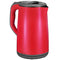 Chigo Double Layer Stainless Electric Kettle - Red