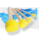 Children Sponge Painting Brush - Yellow