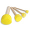 Children Sponge Painting Brush - Yellow