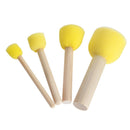 Children Sponge Painting Brush - Yellow