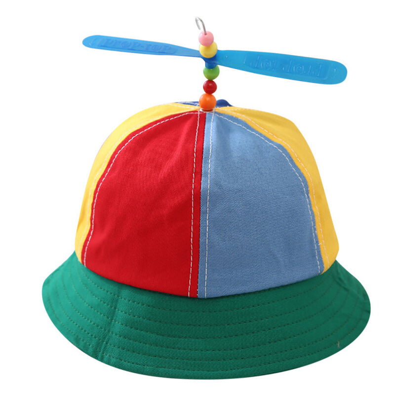 Children Summer Beach Flat Cap - Blue