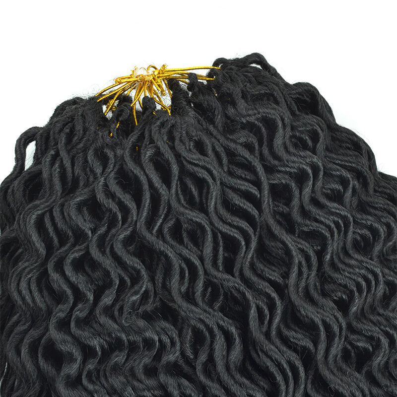 Chorliss Curly Crochet Style Synthetic Hair - Black