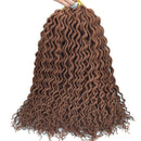 Chorliss Curly Crochet Style Synthetic Hair - Brown