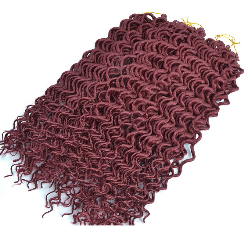 Chorliss Curly Crochet Style Synthetic Hair - Burgundy