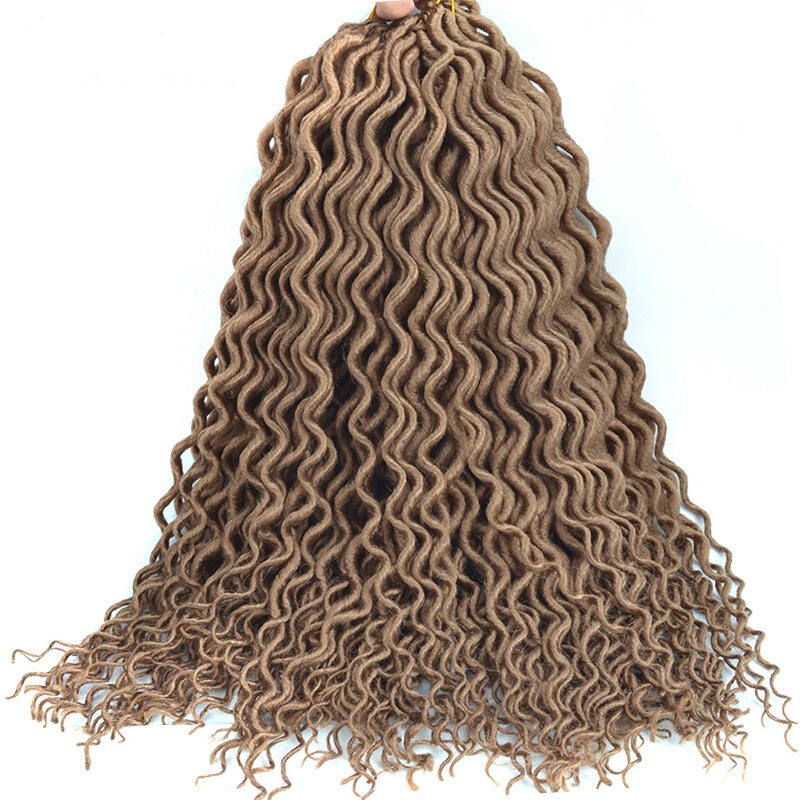 Chorliss Curly Crochet Style Synthetic Hair - Tan