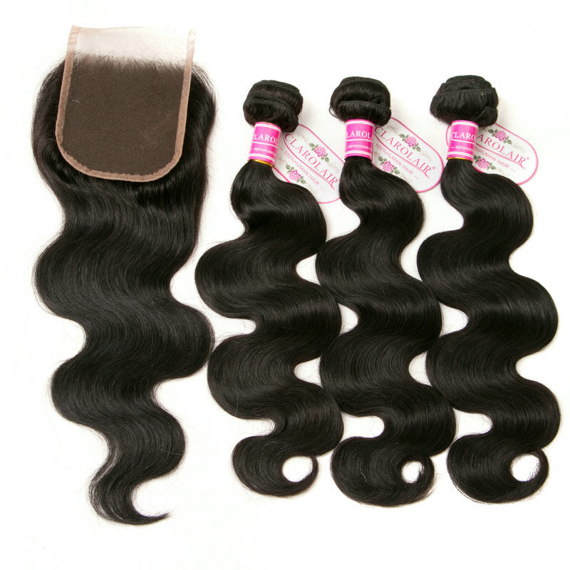 Clarolair Body Wave Virgin Peruvian Hair - Black