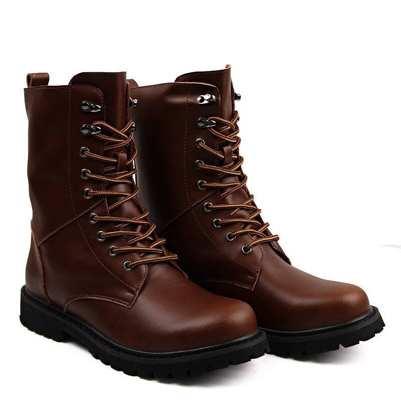 Combat Breathable Army Boots - Brown