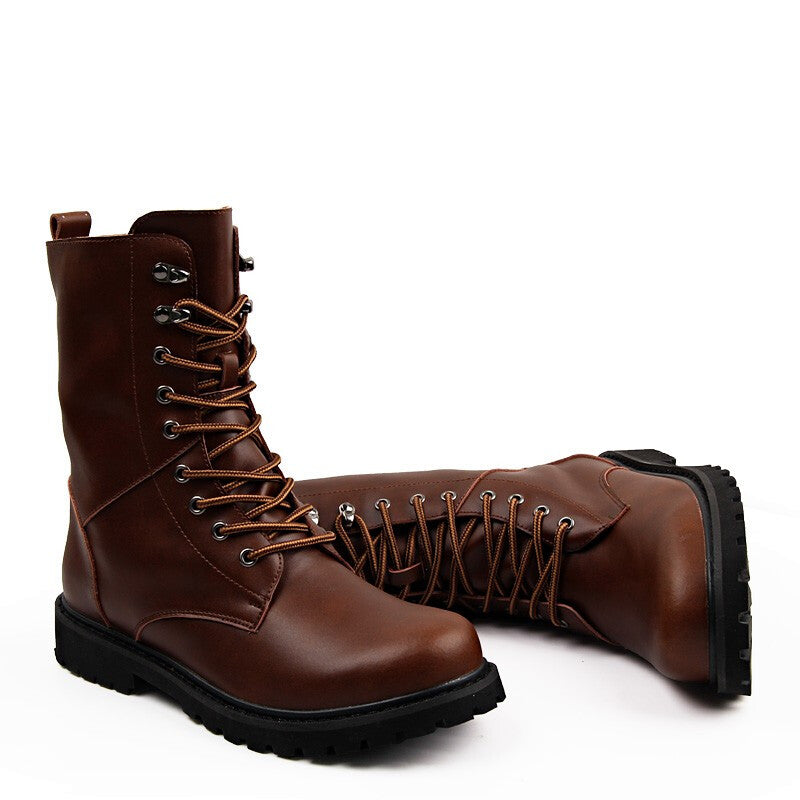 Combat Breathable Army Boots - Brown