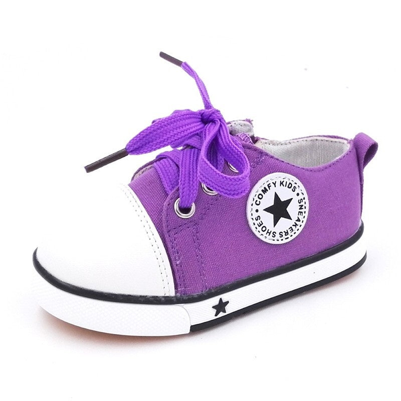 Comfy Kids High Quality Anti Slip Sneaker - Purple