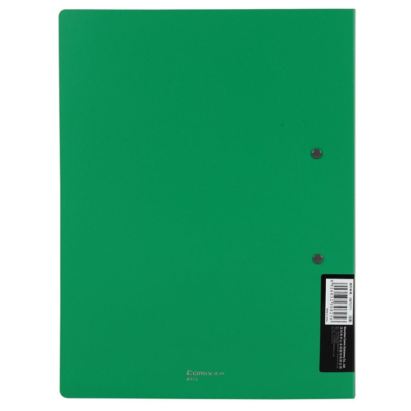 Comix A826 Premium Double Strong Clip Folder - Green