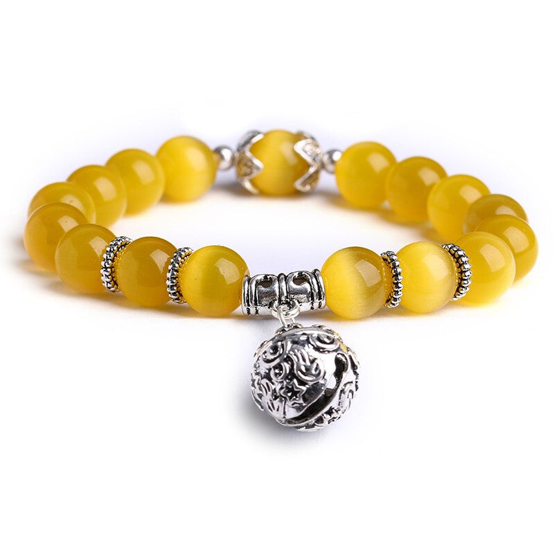 Crystal Premium Women's Opal Bracelet - Yellow