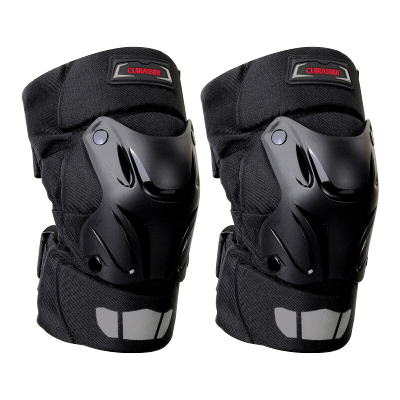 Cuirassier Motorcycle Knee Protector - Black