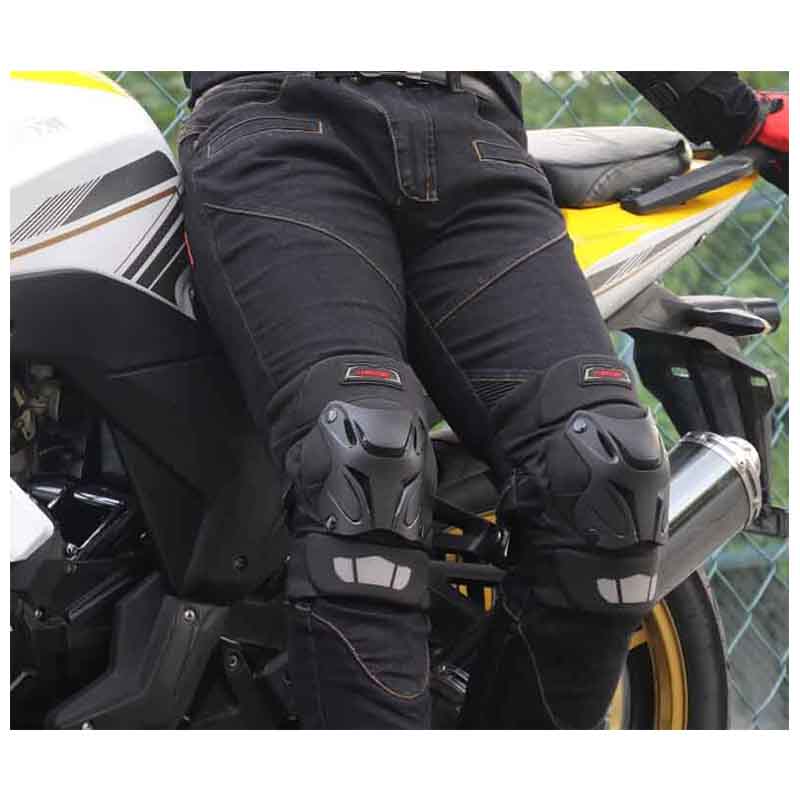 Cuirassier Motorcycle Knee Protector - Black