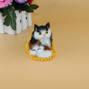 Cute 2 Cats Plush Toy - Yellow