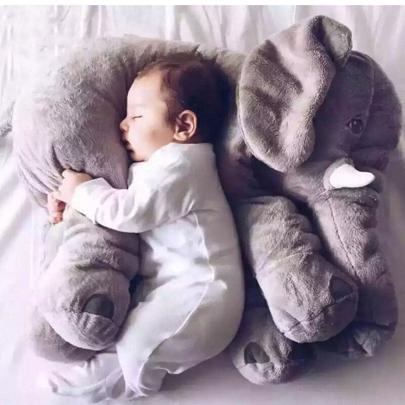 Cute Elephant Stuffed Toy - Gray