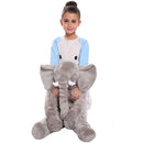 Cute Elephant Stuffed Toy - Gray