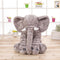 Cute Elephant Stuffed Toy - Gray