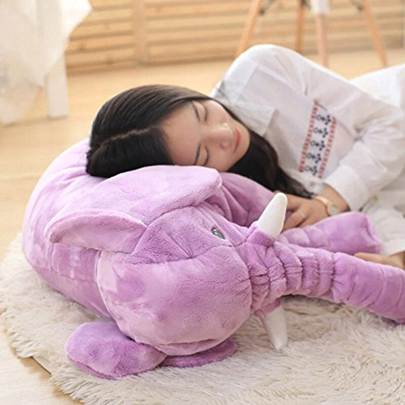 Cute Elephant Stuffed Toy - Purple