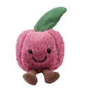 Cute Plush Toys Apple Head - Red