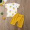 Cute Summer T-Shirt & Short - Yellow