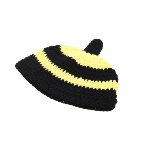 Baby Infant Little Bee Crochet Knitting Costume Soft Adorable Clothes Photo Photography Props for 0-6 Month Newborn