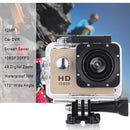 F23 1080P 30FPS 12MP 1.5" Screen Waterproof 30M Shockproof 170° Wide Angle Outdoor Action Sports Camera Camcorder Digital Cam Video HD DV Car DVR