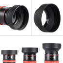 Andoer 55mm UV + CPL + FLD + مجموعة مرشح عدسة مقربة مع حقيبة حمل غطاء العدسة وحامل غطاء مطاطي من التوليب قطعة قماش للتنظيف