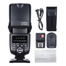 Andoer AD-560Ⅱ Universal Flash Speedlite On-camera Flash GN50 w/ Adjustable LED Fill Light + Andoer Universal 16 Channels Radio Wireless Remote Speedlite Flash Trigger