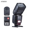 Andoer AD-560Ⅱ فلاش فلاش Speedlite العالمي على الكاميرا GN50 مع ضوء LED قابل للتعديل + Andoer Universal 16 قناة راديو لاسلكي عن بعد Speedlite Flash Trigger