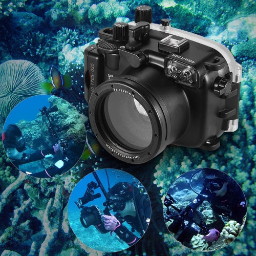 MEIKON Waterproof Camera Diving Housing Protective Case Cover