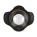 MEIKON Underwater Camera 200mm Fisheye Wide Angle Lens Dome Port Case Shade Cover 60m/ 197ft Waterproof 67mm Round Adapter for Camera Diving Housing