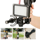 Portable Camera Light Holder Night Photograph Accessory Triple Hot Shoe Mount Cameras Lamp Bracket