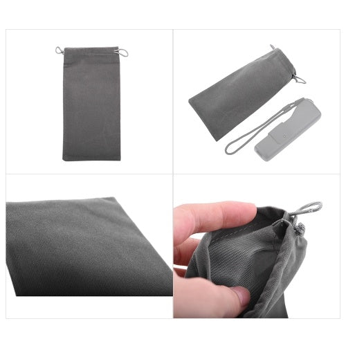 Simple Mini Portable Storage Bag Protective Travel Anti-Scratch Bag Handbag Carry Case Sleeve with Drawstring for DJI OSMO Pocket Handheld Gimbal Camera Stabilizer Accessories