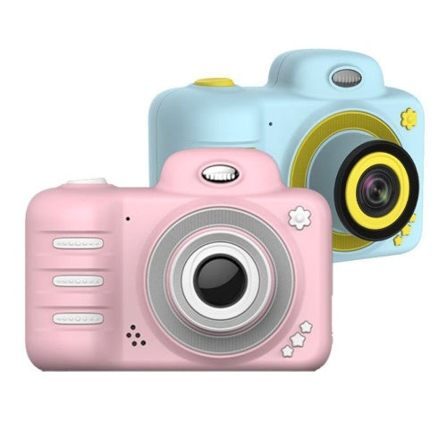 Camera Gifts Video  DSLR Camcorder Dual Lens Cartoon Kids Toys Shockproof Mini Digital ABS 2.4 Inch Screen Without Memory Card