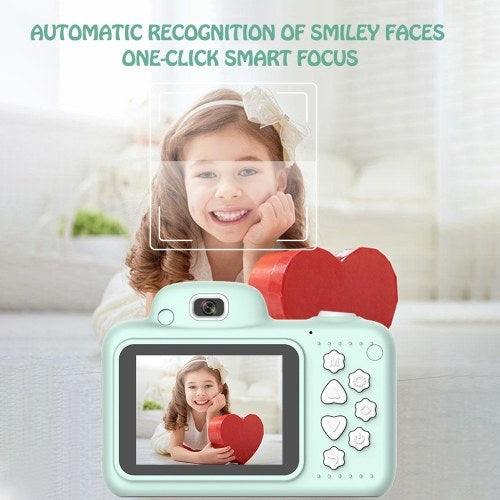 Camera Gifts Video  DSLR Camcorder Dual Lens Cartoon Kids Toys Shockproof Mini Digital ABS 2.4 Inch Screen Without Memory Card