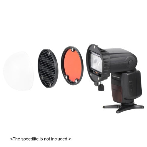 TRIOPO Speedlite Flash Light Modifier Accessories Kit