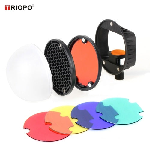 TRIOPO Speedlite Flash Light Modifier Accessories Kit