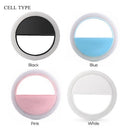 Portable Selfie L-ED Light Ring Fill Camera Flash for Mobile Phone Universal