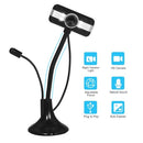 HD USB PC Webcam for Streaming Plug and Play Computer Web Camera Video Cam