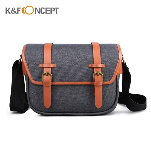 K&F CONCEPT Camera Shoulder Bag Messenger Bag Removable Divider