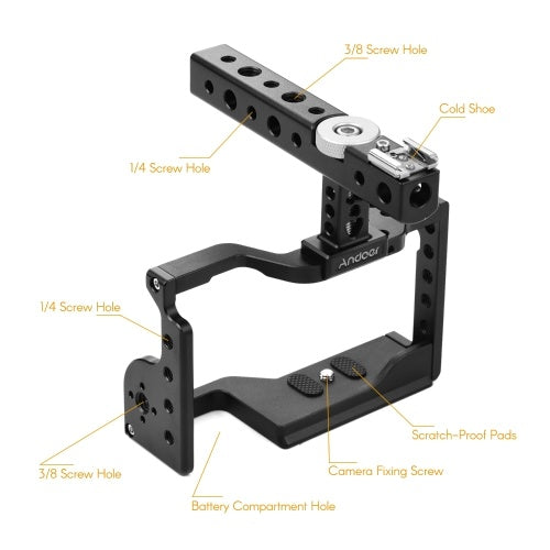 Andoer Professional Video Accessories Camera Cage Kit