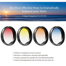 APEXEL APL-37UV-7G Professional 7in1 Phone Graduated Lens Filter Kit