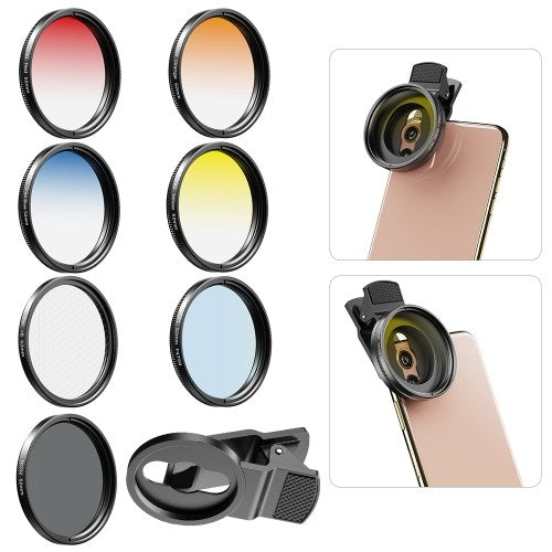 APEXEL APL-52UV-7G 7in1 Lens Filter Kit