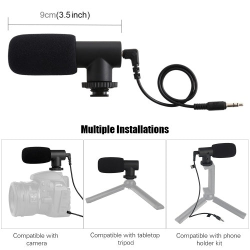 Mini Unidirectional Condenser Microphone K-song/Interview /Capacitor Recording Microphone