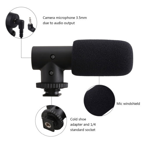 Mini Unidirectional Condenser Microphone K-song/Interview /Capacitor Recording Microphone