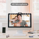 USB Webcam 1080p FHD Web Camera Plug and Play with Bulit-in Microphone