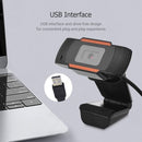 USB Webcam 1080p FHD Web Camera Plug and Play with Bulit-in Microphone